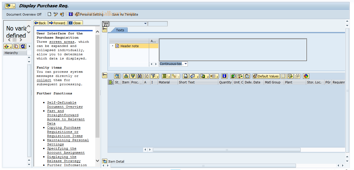 me53n-sap-tcode-display-purchase-requisition-transaction-code