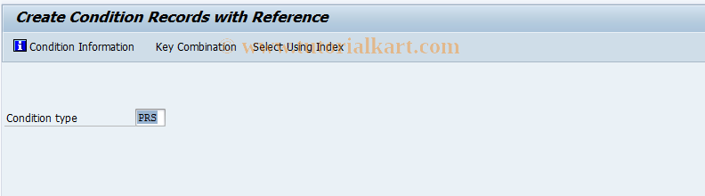 SAP TCode MEK4 - Create Conditions (Purchasing)