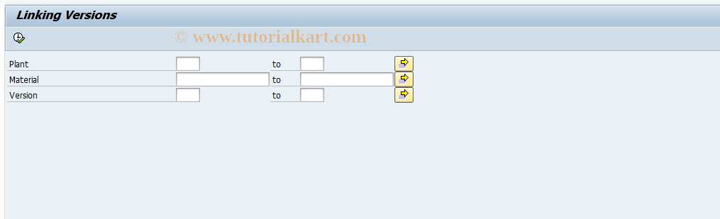 SAP TCode MF23 - Linking Versions Graphically