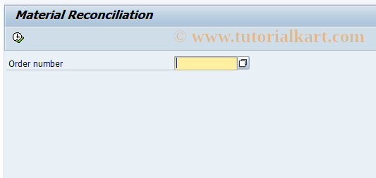 SAP TCode MIRCMR - Material Reconciliation