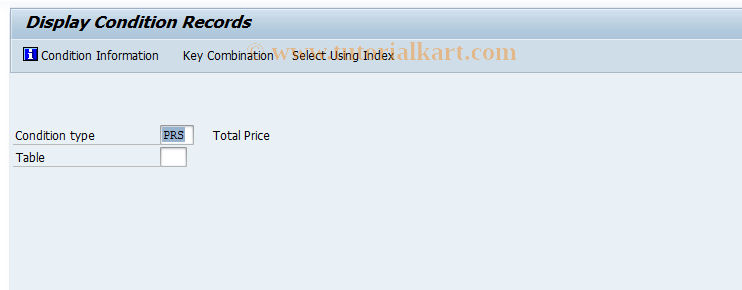 SAP TCode ML38 - Display Vendor Conditions