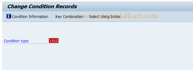 SAP TCode ML49 - Change Conditions