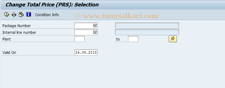 SAP TCode ML52 - Change Conditions