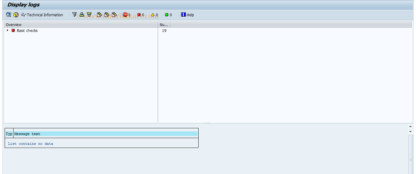 SAP TCode ML60CK - Release Procedure Checks