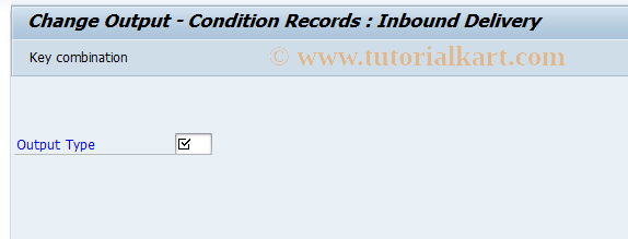 SAP TCode MN25 - Change Message: Shipping Notif.