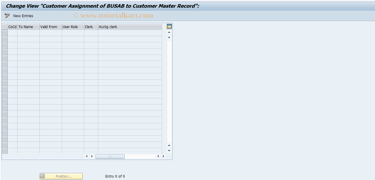 SAP TCode MNTB - Table Maintenance for PSO48