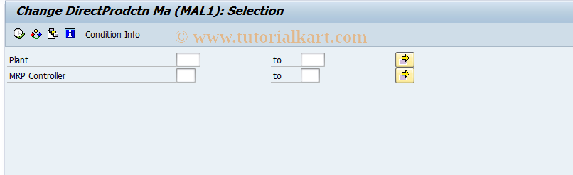 SAP TCode MP12 - Change Message for direct production