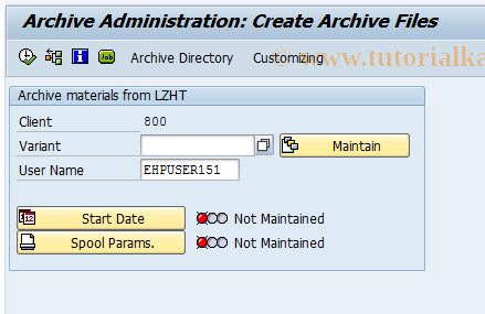 SAP TCode MPAR - Archive final issue materials