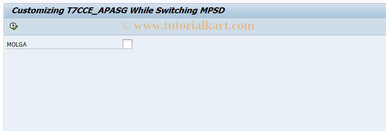 SAP TCode MPSD_CA_CE_001 - Maintain table for grouping reason