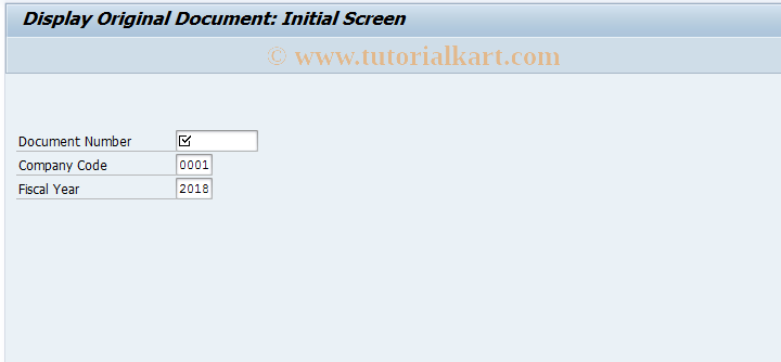 SAP TCode MR03 - Display Invoice  Verification Document