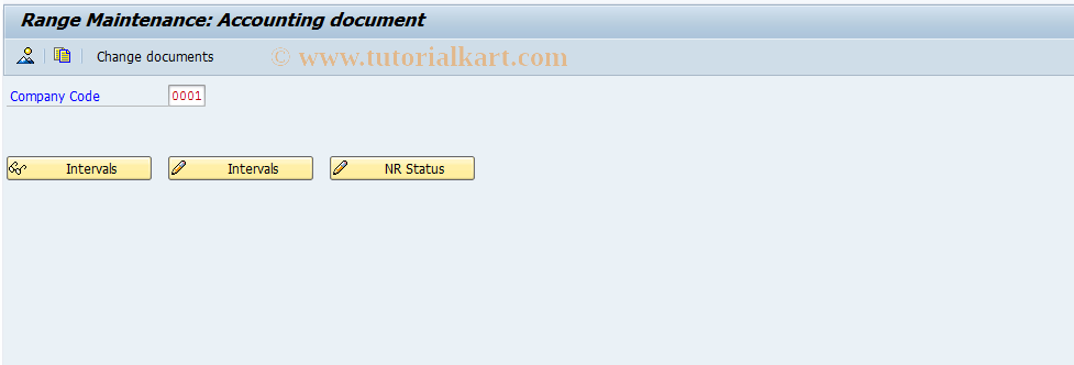 SAP TCode MRM4 - Number Ranges, Invoice Verification