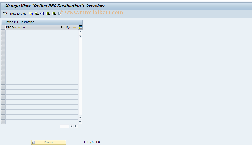 SAP TCode MRTRSC01 - RMS-MRTRS : RFC Destination of GR