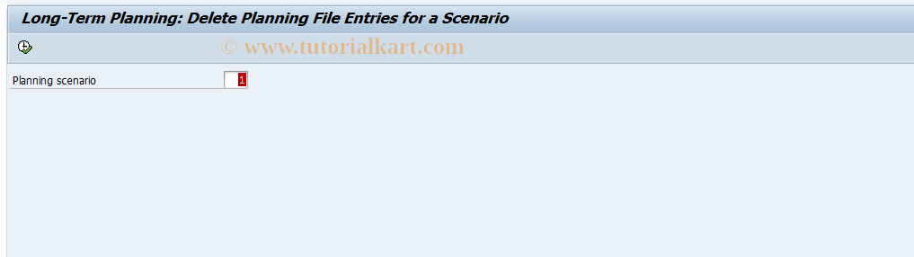 SAP TCode MS23 - Delete Plng File Entries of Scenario