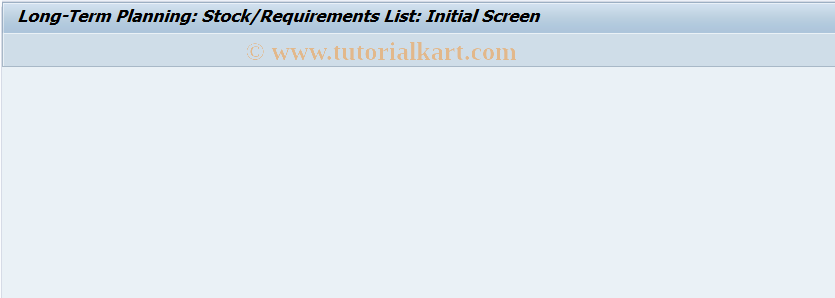 SAP TCode MSC7 - Start MS07 from Report