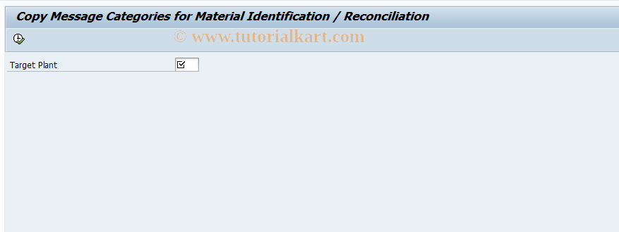 SAP TCode O22C_VHUMI - Copy Message Cats Mat.Ident./Reconc.