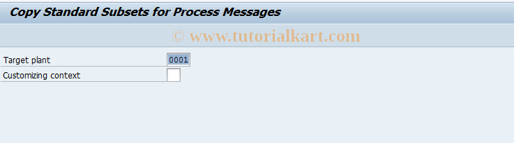 SAP TCode O24C - Copy SAP Messages (Generic)