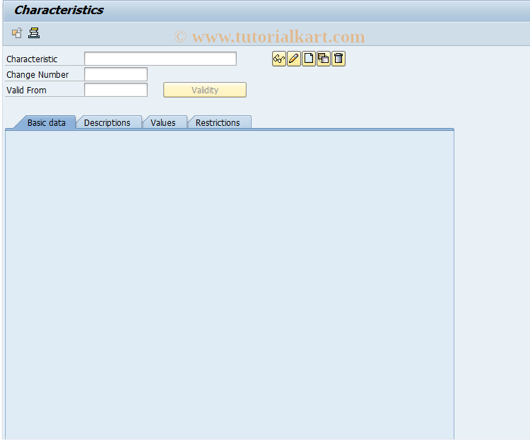 SAP TCode O25C - Create Charac. with PP-PI Attributes