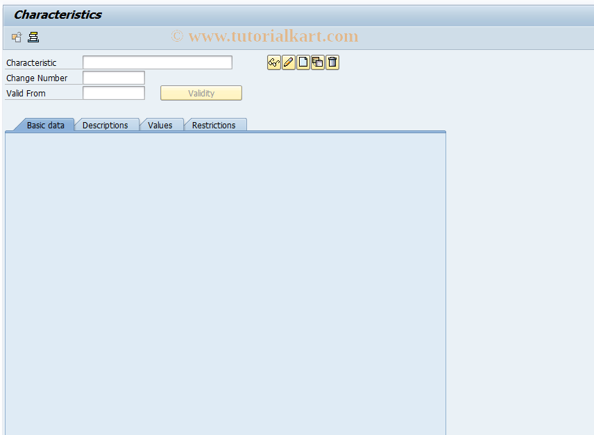 SAP TCode O26C - Change Charac. with PP-PI Attributes