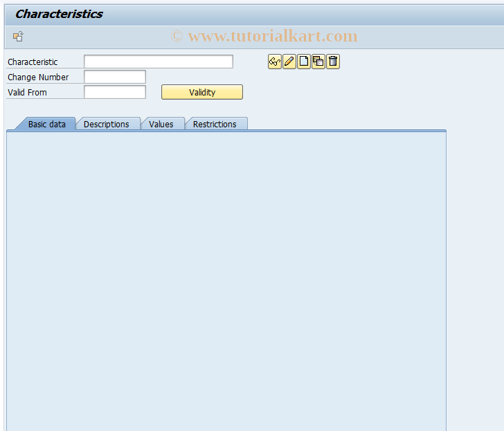 SAP TCode O27C - Display Charac. with PP-PI Attribute