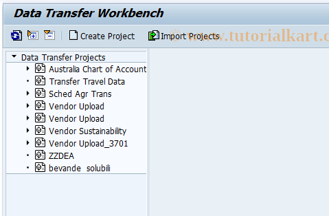 SAP TCode OA1X - Asset Data Transfer