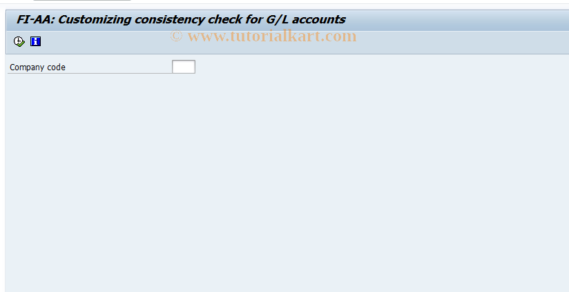 SAP TCode OAK4 - C AM Consist. G/L Accounts