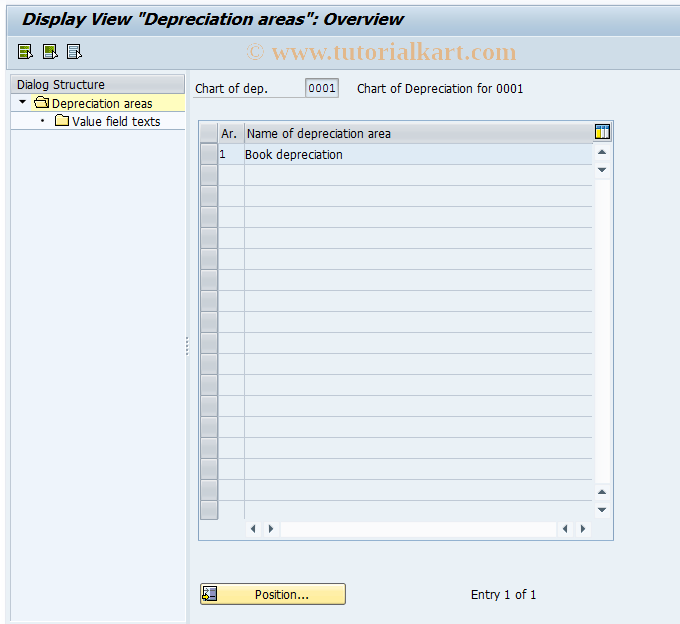 SAP TCode OAWT - AW01- define value field texts