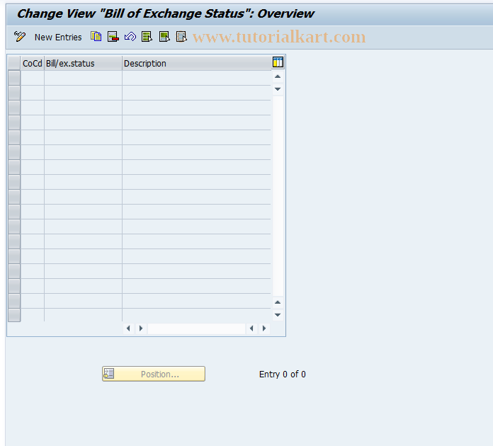 SAP TCode OB06 - C FI Maintain Table T031S