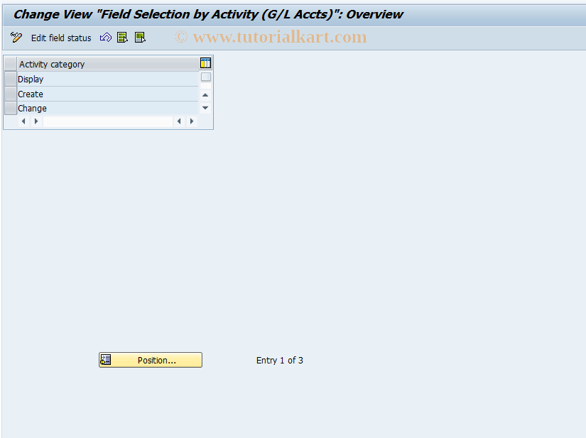 SAP TCode OB26 - C FI Maintain Table T078S