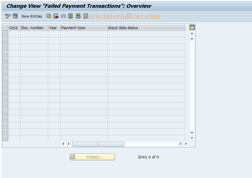 SAP TCode OB54 - C FI Maintain Table T001 (PERIV)