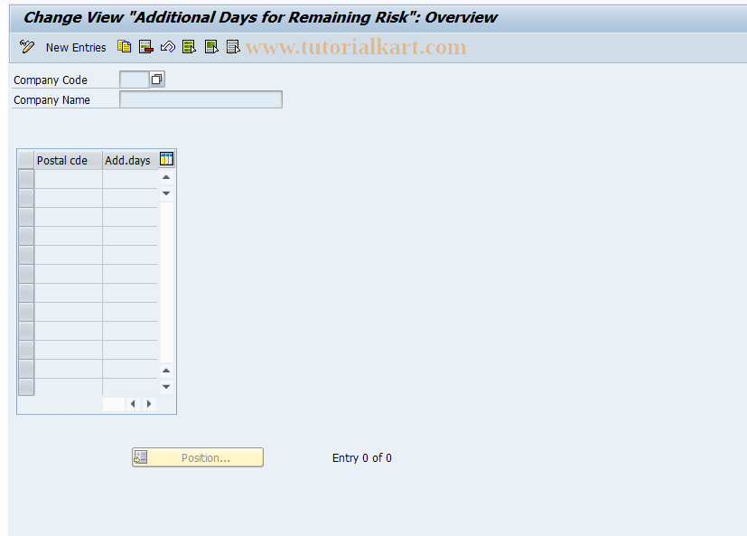 SAP TCode OBA8 - C FI Maintain Table TRERI