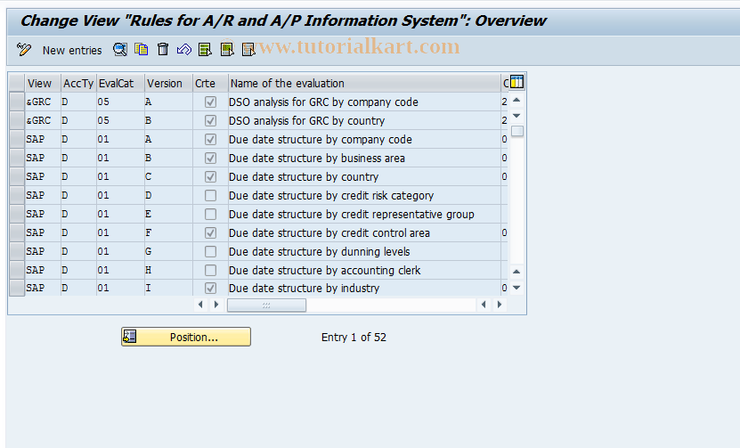 SAP TCode OBAI - C FI Maintain Table T060