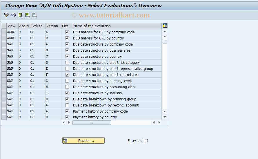 SAP TCode OBAJ - C FI Maintain Table T060