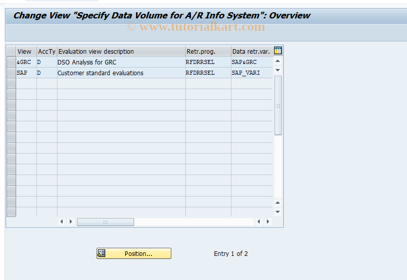 SAP TCode OBAN - C FI Maintain Table T060O