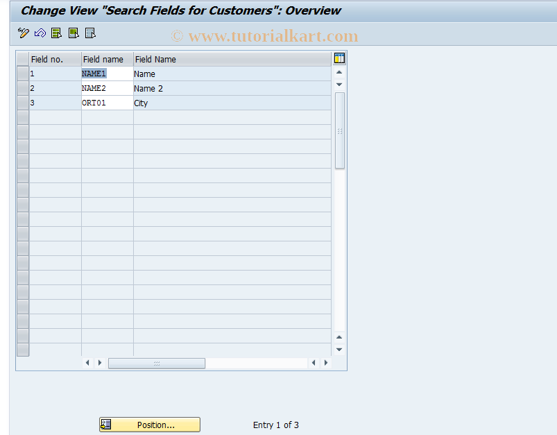 SAP TCode OBB2 - C FI Maintain Table TFMC