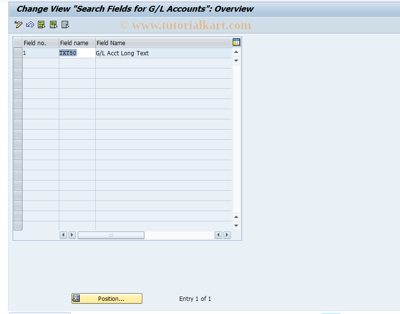 SAP TCode OBB4 - C FI Maintain Table TFMC