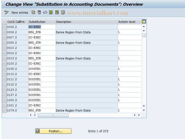 SAP TCode OBBH - C FI Maintain Table T001Q (Document)