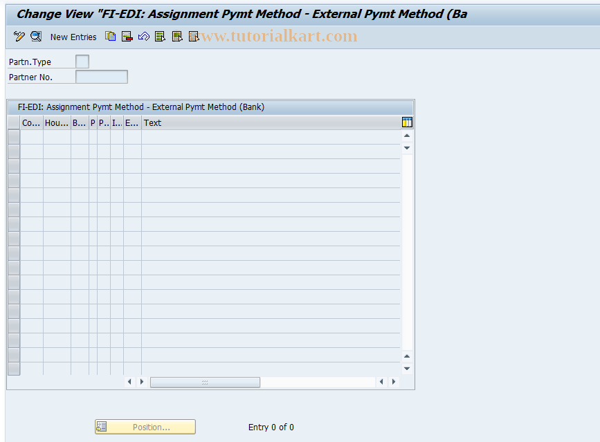 SAP TCode OBDH - C FI Maintain Table T076E