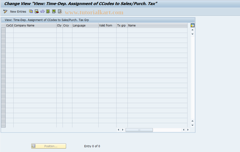SAP TCode OBDK - C FI Maintain Table V_T001_UMKRS