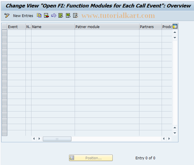 SAP TCode OBF2 - C FI Maintain Table TFI02