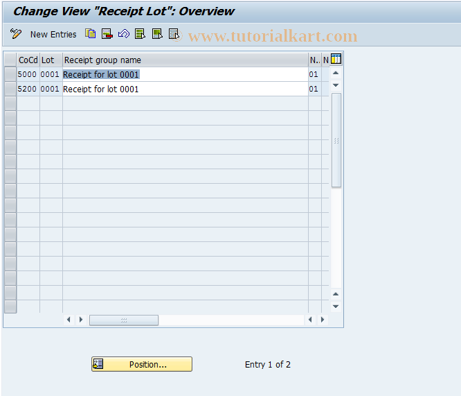 SAP TCode OBKT - C FI Table T058B Maintenance