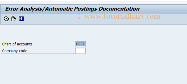 SAP TCode OBL2 - Consistency Check: Auto.Pstg (ErAny)