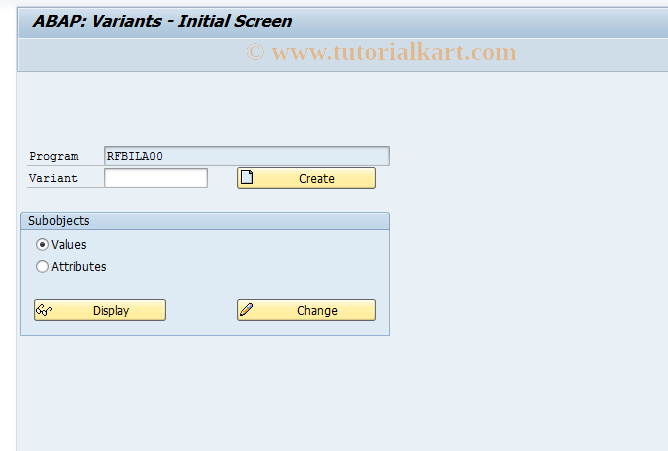 SAP TCode OBM2 - C FI Month End Financial Statement