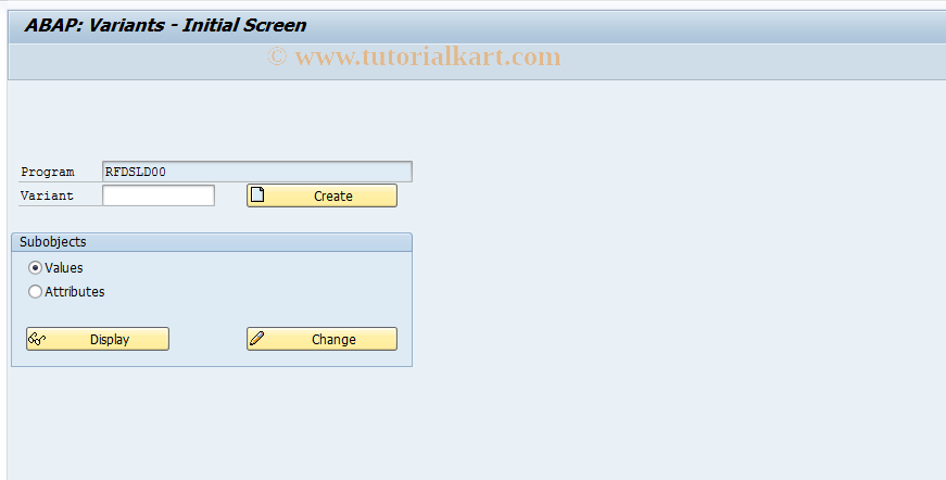 SAP TCode OBN2 - C FI Month End Financial Statement