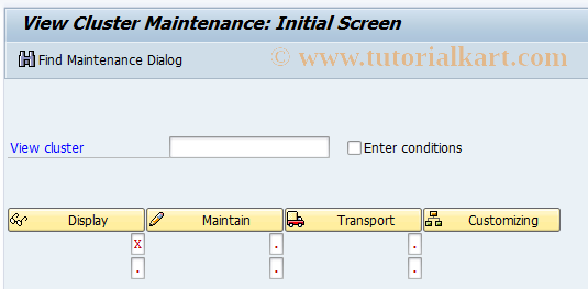 SAP TCode OBVCS - C FI Display View