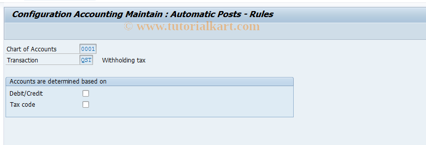 SAP TCode OBYS - C FI Table T074 Tangible Fixed Asset