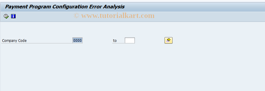 SAP TCode OBZ6 - C FI FBZP Consistency Check