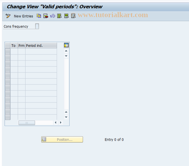 SAP TCode OC02 - C FI-LC : Table T852P