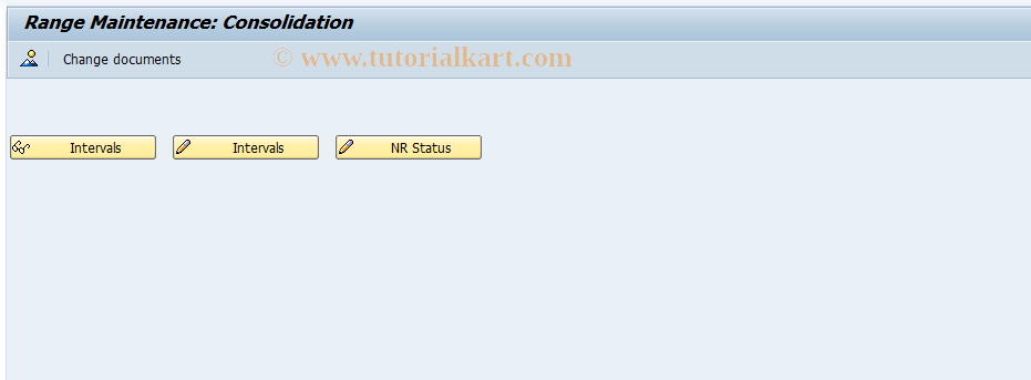 SAP TCode OCCJ - Maintain FILCA Number range