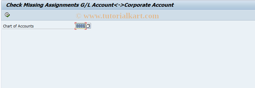 SAP TCode OCCS - Validate GL acct  Group acct