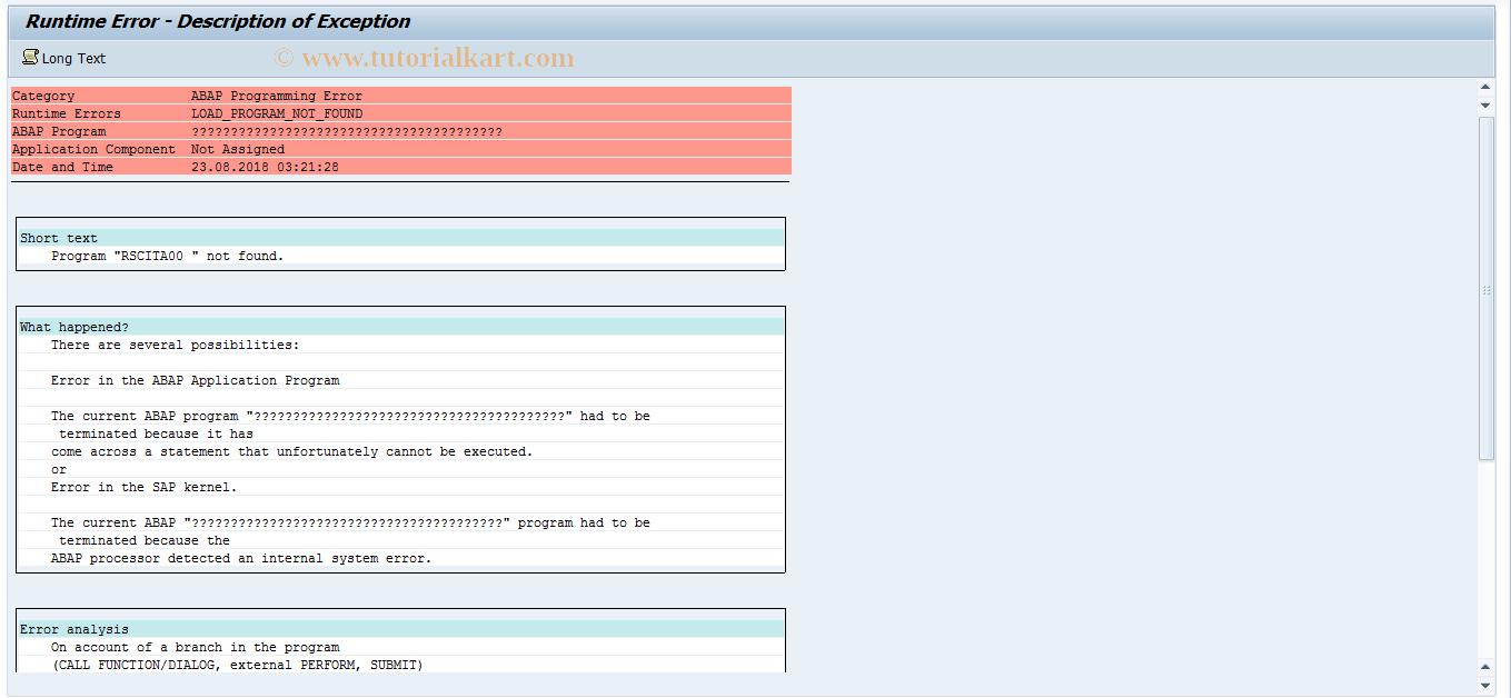 SAP TCode OCI1 - Maintain TCUSC